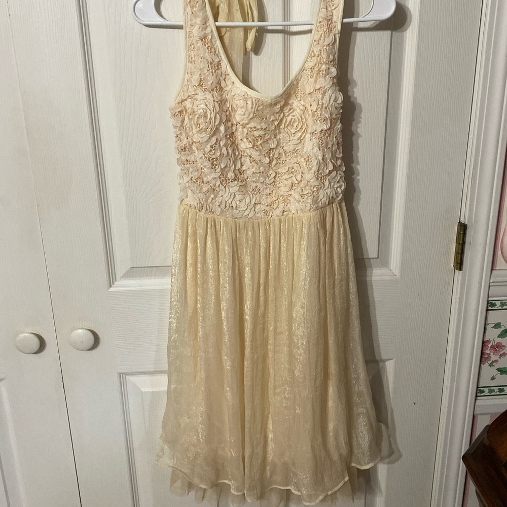 NEW cream dress